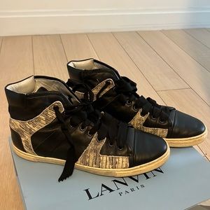 Lanvin high top sneakers 10